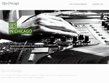 Tablet Screenshot of djs-chicago.com